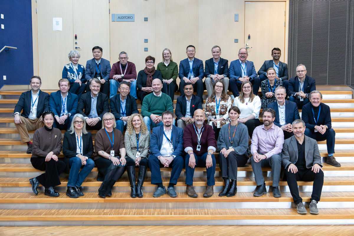 The Invest in Finland team with Innovation Collaboration colleagues