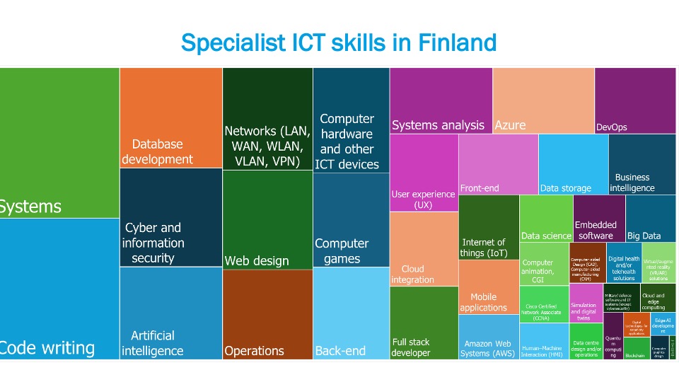 Specialist ICT skills in Finland